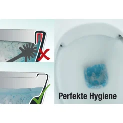 Discount Cornat Flach Stand-WC spülrandlos Abgang waagerecht weiß