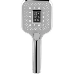 New Cornat SMARTLY Handbrause chrom mit Echtzeit-Digitalanzeige