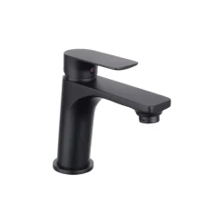 Outlet Cornat Waschtischarmatur-Set Edition Black, Druck-Ablauf, Farbe: Schwarz