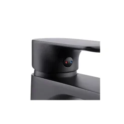 Outlet Cornat Waschtischarmatur-Set Edition Black, Druck-Ablauf, Farbe: Schwarz