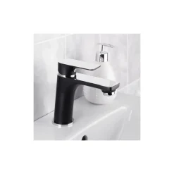 Online Cornat Waschtischarmatur-Set Edition Black, Druck-Ablauf, Farbe: Schwarz/Chrom