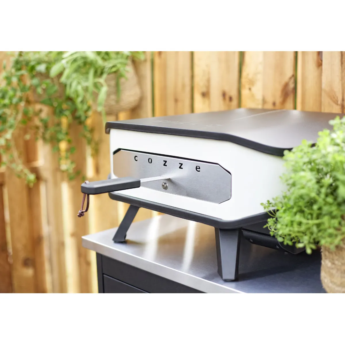 Best COZZE 13" Pizzaofen Elektro 230V m/Tuerund Pizzastein. 2200W.