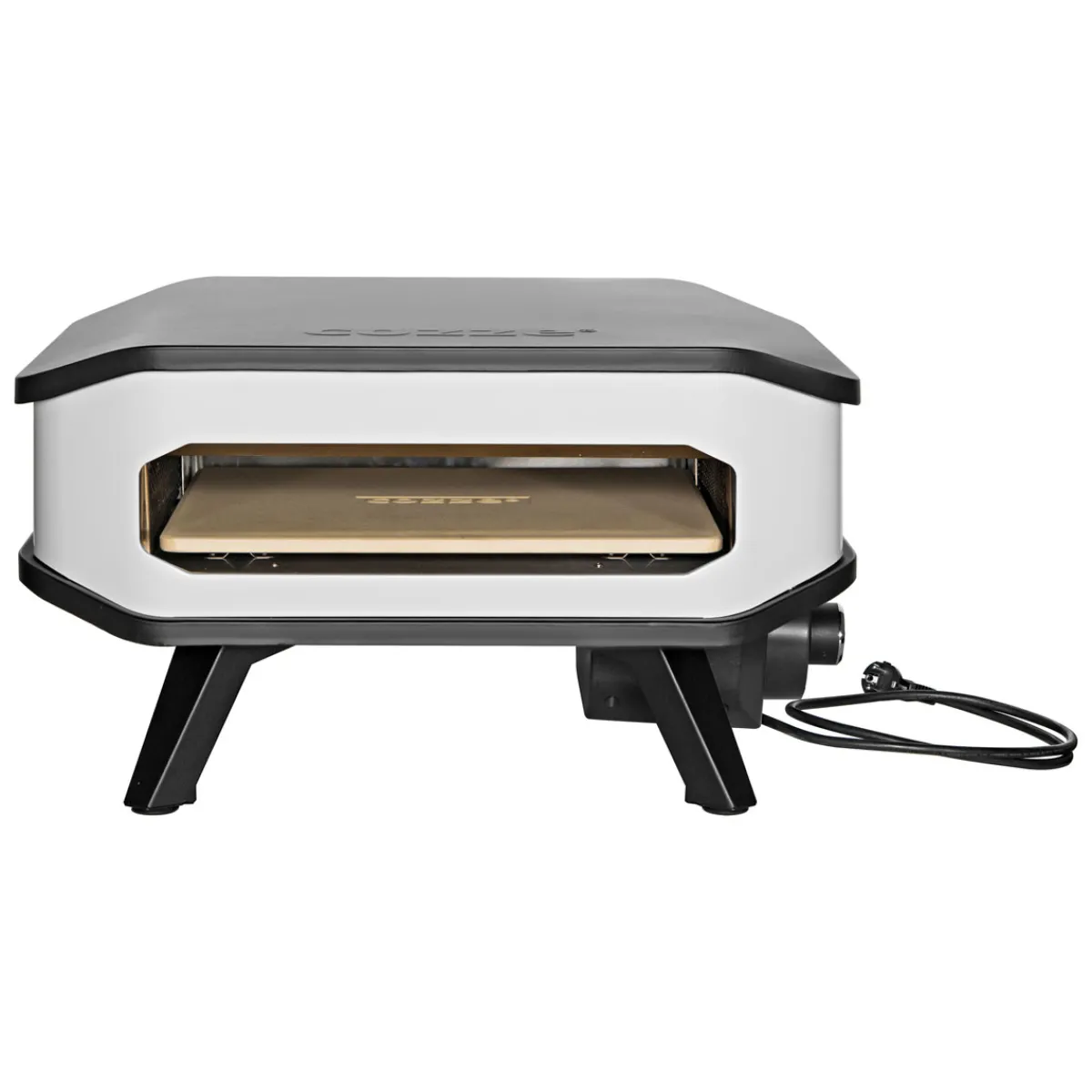 Best COZZE 13" Pizzaofen Elektro 230V m/Tuerund Pizzastein. 2200W.