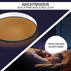 Sale Decken-Wandleuchte SHINING JUPITER BLACK 1800K 24W