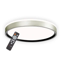 Clearance Decken-Wandleuchte SHINING PLUTO LED ALU 1800K 24W