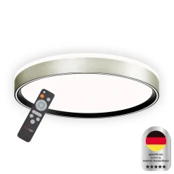 Clearance Decken-Wandleuchte SHINING PLUTO LED ALU 1800K 24W
