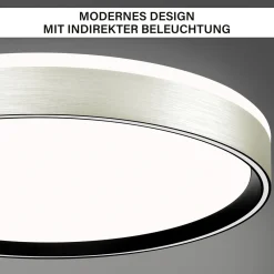 Clearance Decken-Wandleuchte SHINING PLUTO LED ALU 1800K 24W