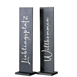 Outlet Dekoaufstseller Cartello LxBxH 20 x 15 x 77 cm sortiert