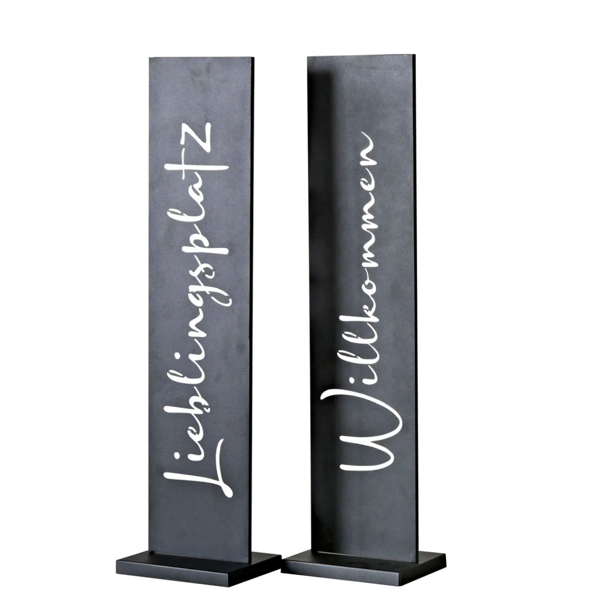 Outlet Dekoaufstseller Cartello LxBxH 20 x 15 x 77 cm sortiert