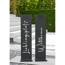 Outlet Dekoaufstseller Cartello LxBxH 20 x 15 x 77 cm sortiert