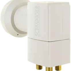 Best Schwaiger Digital Quad-LNB Sun Protect hellgrau