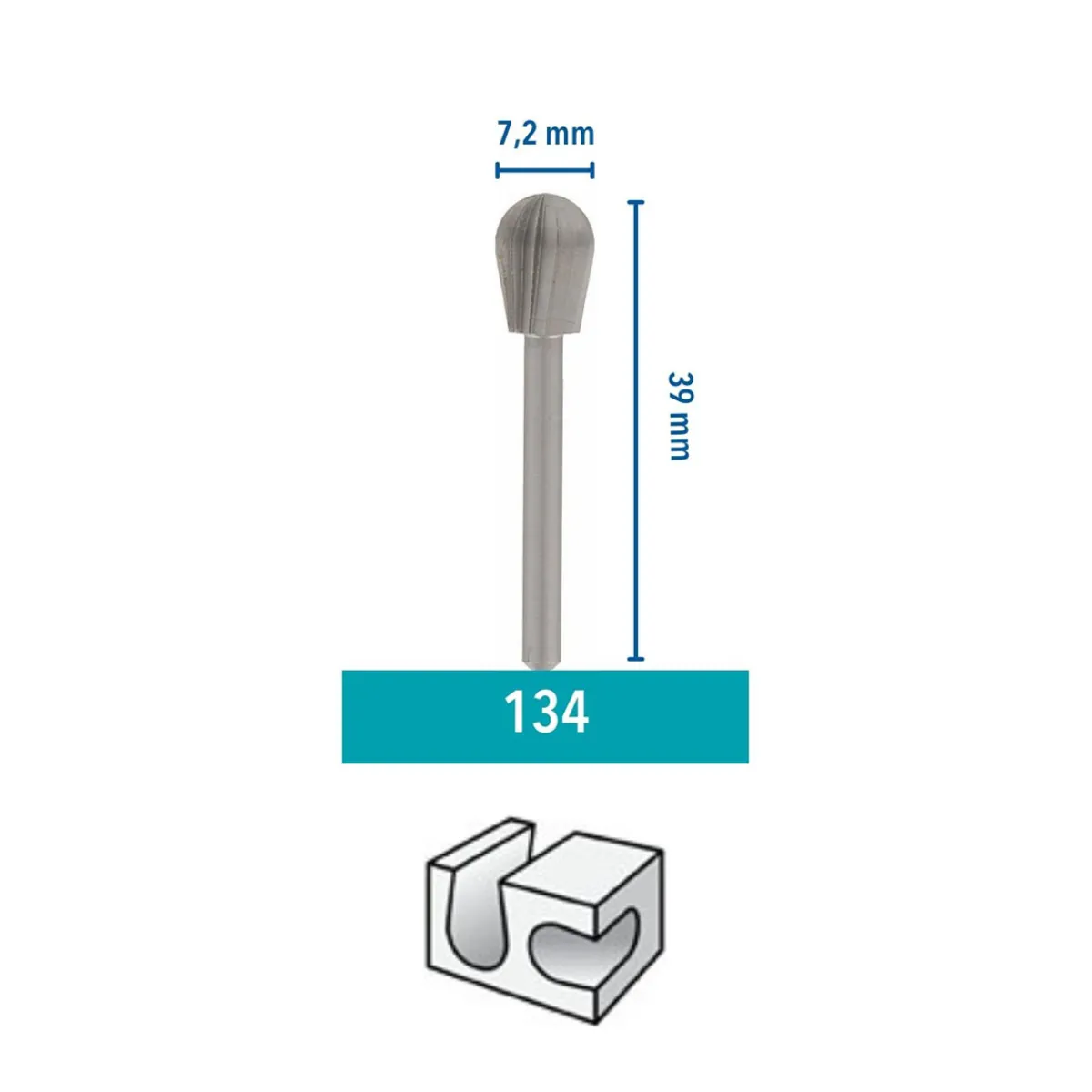 Best Dremel Hochgeschwindigkeits-Fräsmesser Durchmesser 7,9 mm