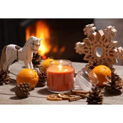 Outlet Duftkerze im Bonbonglas Advent Dream Orangen-Punsch 10 x 14,2 cm
