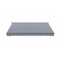 Durabil Gelenkarmmarkise 395x250cm Anthrazit für Wand- und Deckenmontage