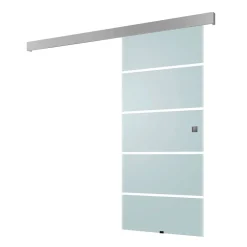 New Durabil Glasschiebetür Stripes Soft Close 203,5 x 88 cm