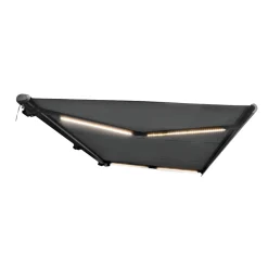 New Durabil Markise inkl LED-Beleuchtung 400 x cm anthrazit