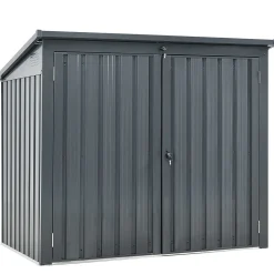 New Durabil Metall-Mülltonnenbox Klassik für 2 x 240 L