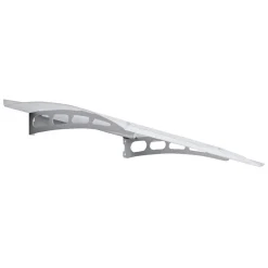 Hot Durabil Vordach Edelstahl 140 x 80 cm