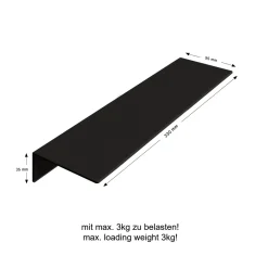 Clearance Schulte Duschablage zum Kleben Gr.MMatt, 35x330x95mm