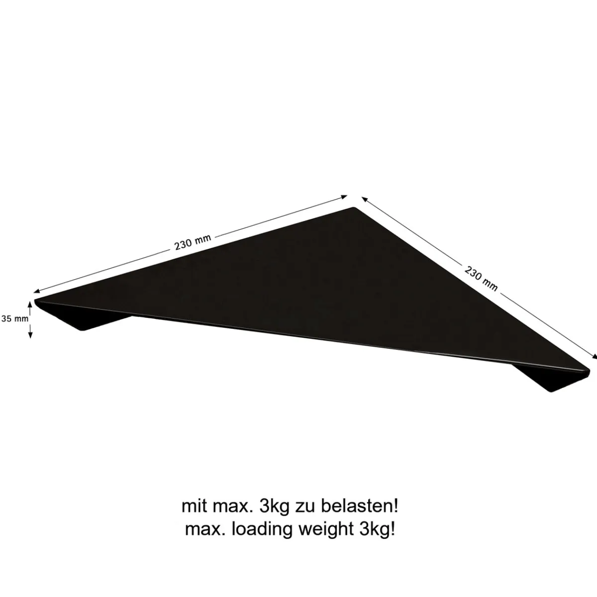 Sale Schulte Duschablage zum Kleben, Ueber EckMatt, 35x230x230mm