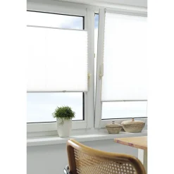 Clearance Gardinia EasyFix Plissee 2 Bedienschienen80x130 weiß