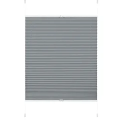 Clearance Gardinia EasyFix Plissee Greta 50x130cm rauchblau