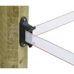 Outlet Eck- und Streckenisolator Profi schwarz für 40 mm 10 Stück