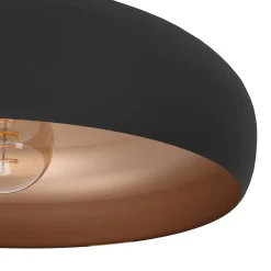 Hot Eglo LED Deckenleuchte Mogano schwarz/kupfer