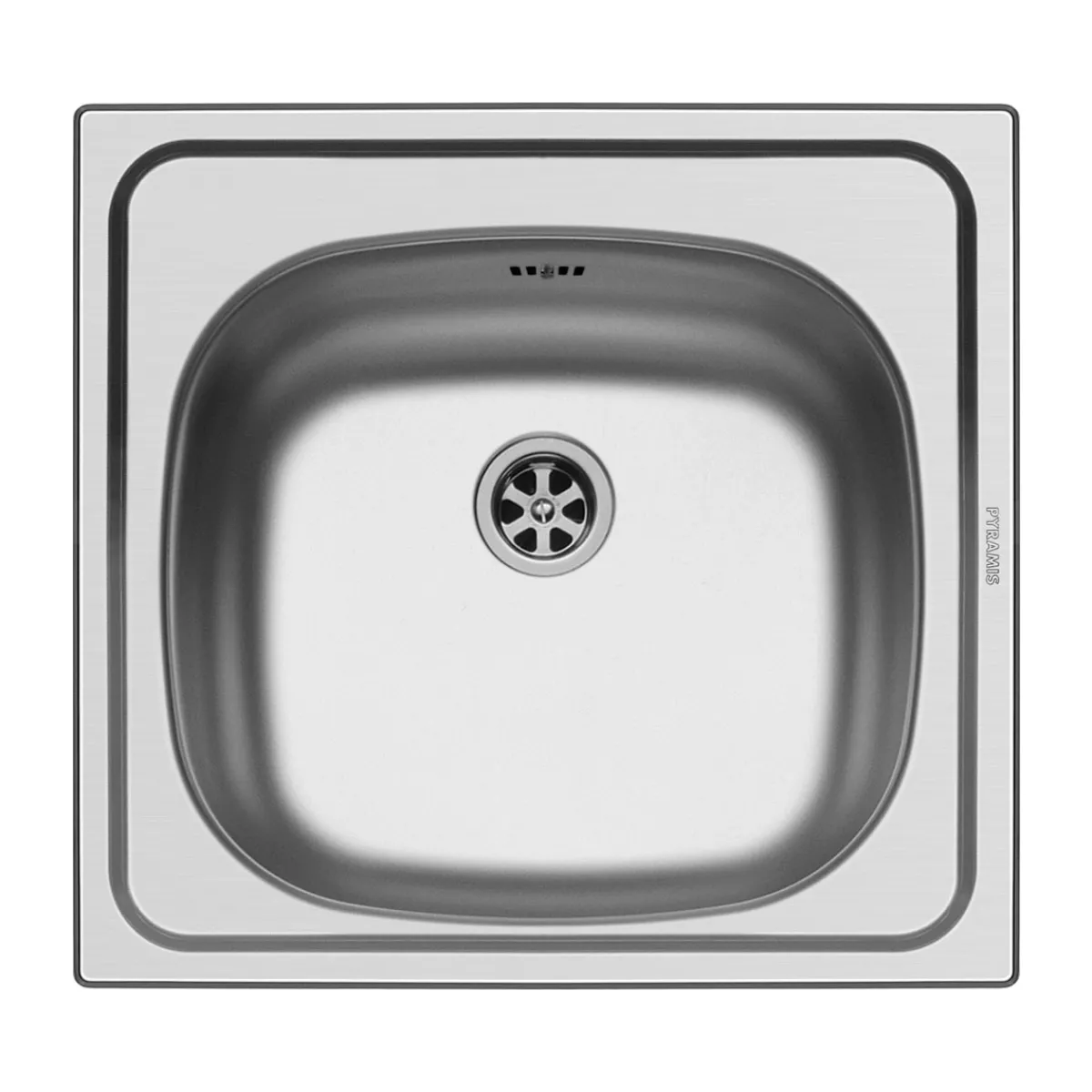 Discount Pyramis Einbauspuele E 33 Edelstahl glatt
