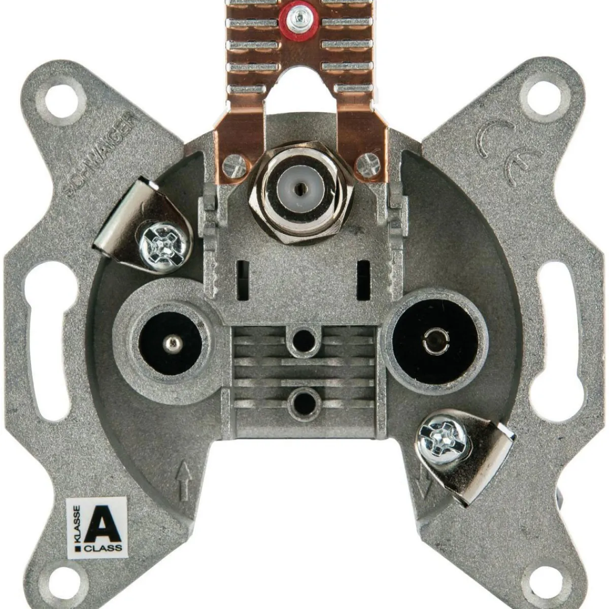 Outlet Schwaiger Einzeldose 3-Loch 2,5dB