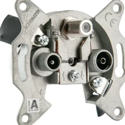 Outlet Schwaiger Einzeldose 3-Loch 2,5dB