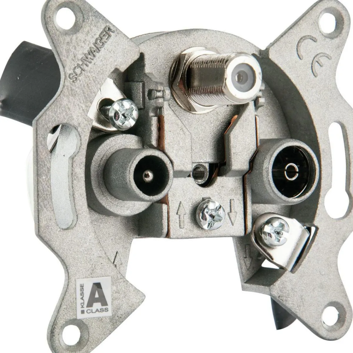 Outlet Schwaiger Einzeldose 3-Loch 2,5dB