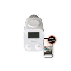 Online essentials Elektrisches Heizkörper-Thermostat Bluetooth