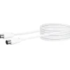 Sale Schwaiger Empf.-Anschlusskabel 5 m weiss 75 dB