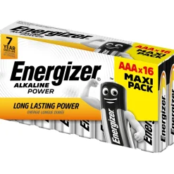 Hot Energizer AAA-Batterie Alkaline Power Maxi-Pack 16 Stk.