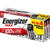 New Energizer AA-Batterie Alkaline Max Bonus-Pack 18+6 Stk.
