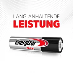New Energizer AA-Batterie Alkaline Max Bonus-Pack 18+6 Stk.