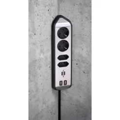 Discount Brennenstuhl estilo Eck-Steckdosenleiste 4-fachEdelstahl