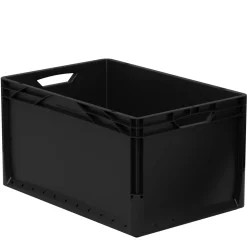 Sale Eurobox60 cm x 40 cm x 32 cm schwarz