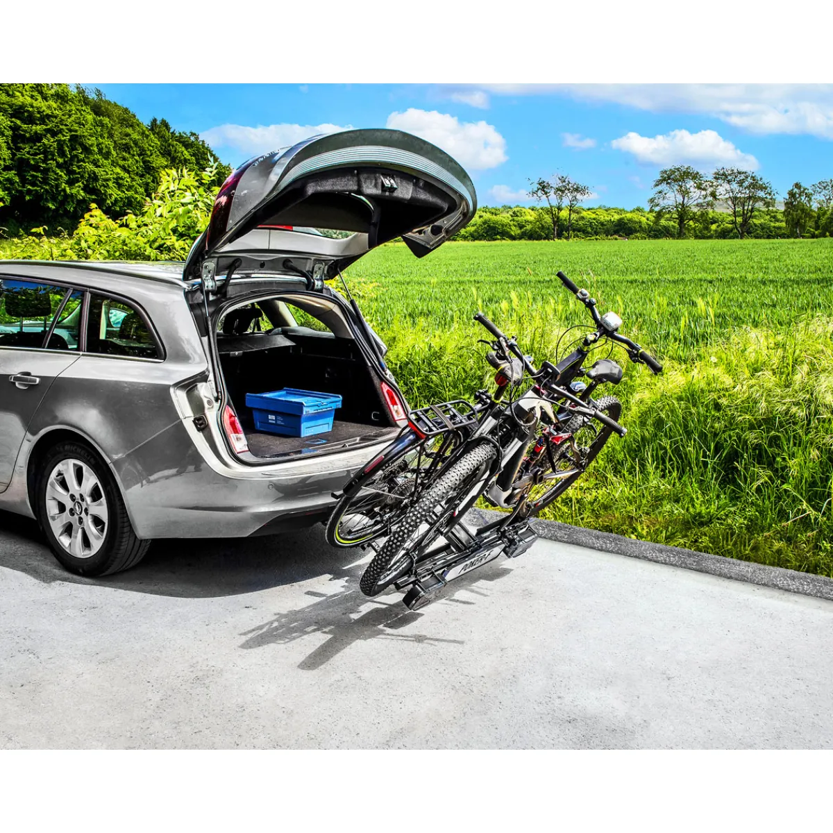 Hot Fahrradtraeger Poker-F klappbar fuer 2Raeder