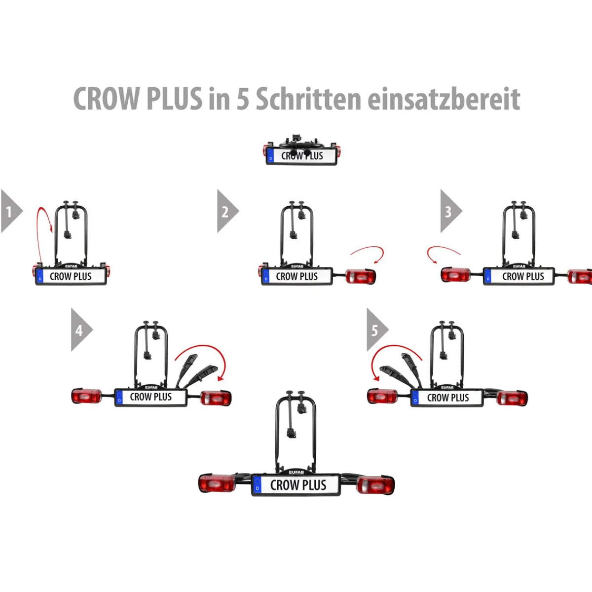 Clearance Fahrradträger Crow Plus