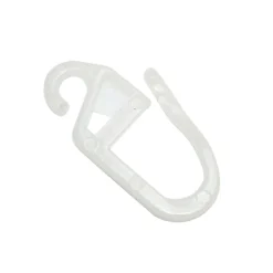Clearance Gardinia Faltenlegehaken 12 mm roh-weiss