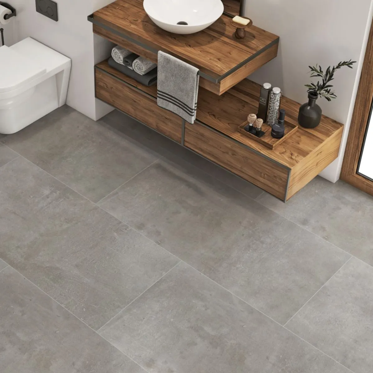 Outlet Feinsteinzeug Urbon Pro grey ca. 80 x 80 cm