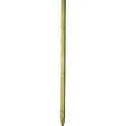 Clearance Festzaunpfahl Octo Wood Achteckprofil Durchmesser 14 x 210 cm braun