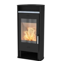 Sale fireplace Santa Fe 6kWStahl Anschl. oben/hinten 150mm