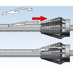 New Fischer Abstandsmontagesystem 16/170 M12 2 Stück