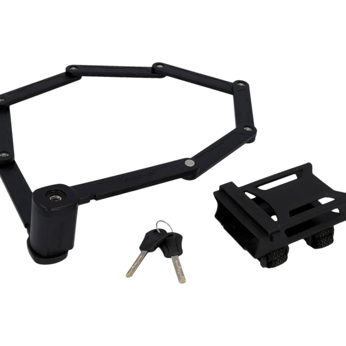 Best Fischer Bikes Faltschloss mit Halter 110 cm