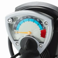 Hot Fischer Bikes Fuß-Standpumpe mit Manometer und Adapter schwarz