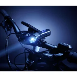 Clearance Fischer Bikes LED-Akku-Beleuchtungs-Set 3-teilig