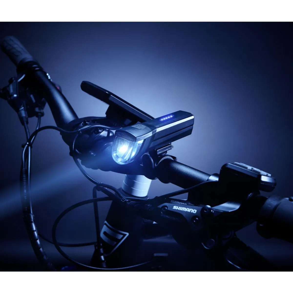 Clearance Fischer Bikes LED-Akku-Beleuchtungs-Set 3-teilig